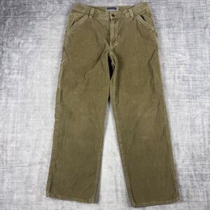 Old Navy Pants Mens 34x32 Tan Corduroy Carpenter Painter Vintage Y2K Skater